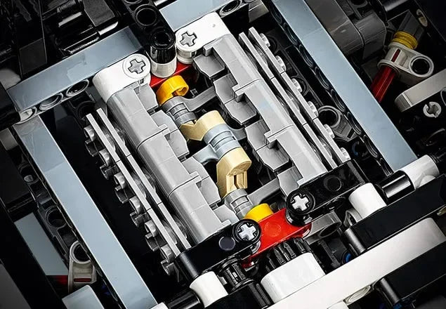(80% OFF) Com Motor Boxer de 6 Cilindros e que Abre as Portas - Escala 1:10 - 1580 Peças