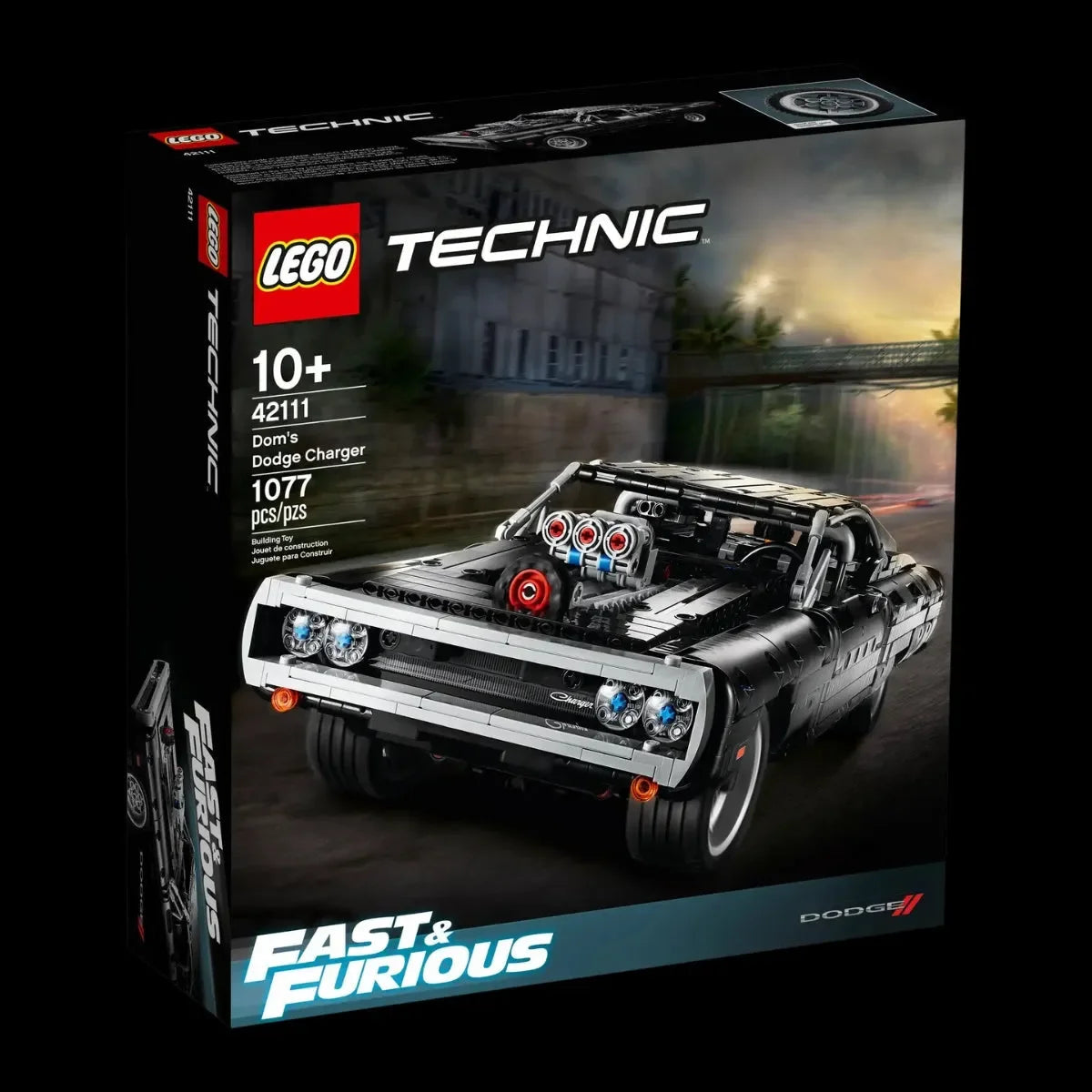 (80% OFF) Dodge Charger 1970 de Vin Diesel do Velozes e Furiosos (1077 pçs)