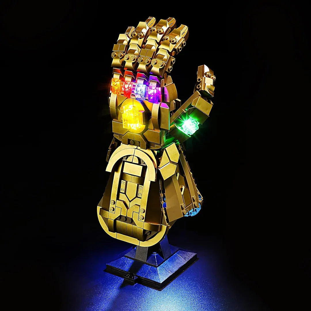 Iluminação para a Manopla do Infinito