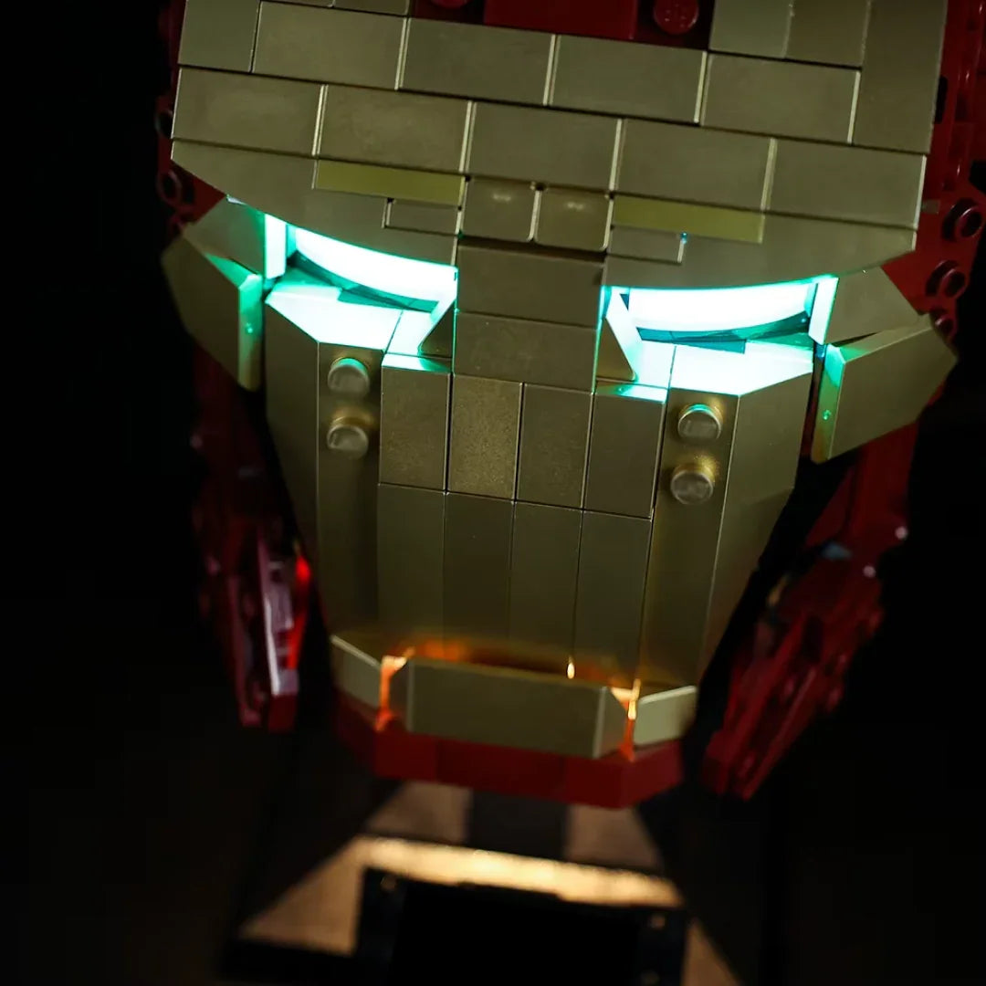 Iluminação para a Capacete de Iron Man