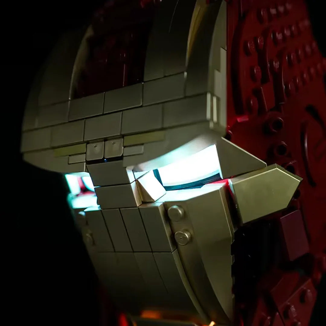 Iluminação para a Capacete de Iron Man