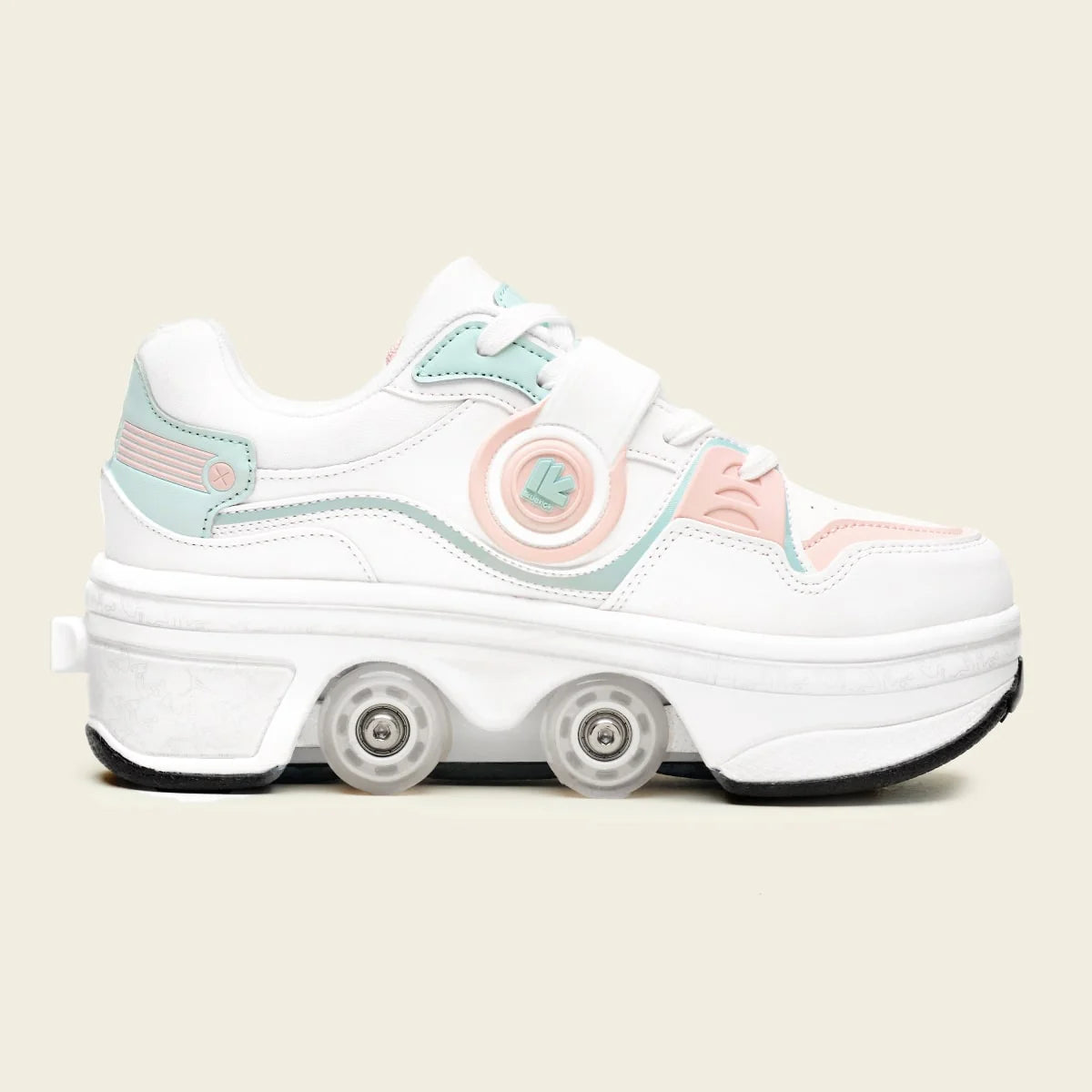 Tênis Patins Kids' Ionic - Pêssego Menta