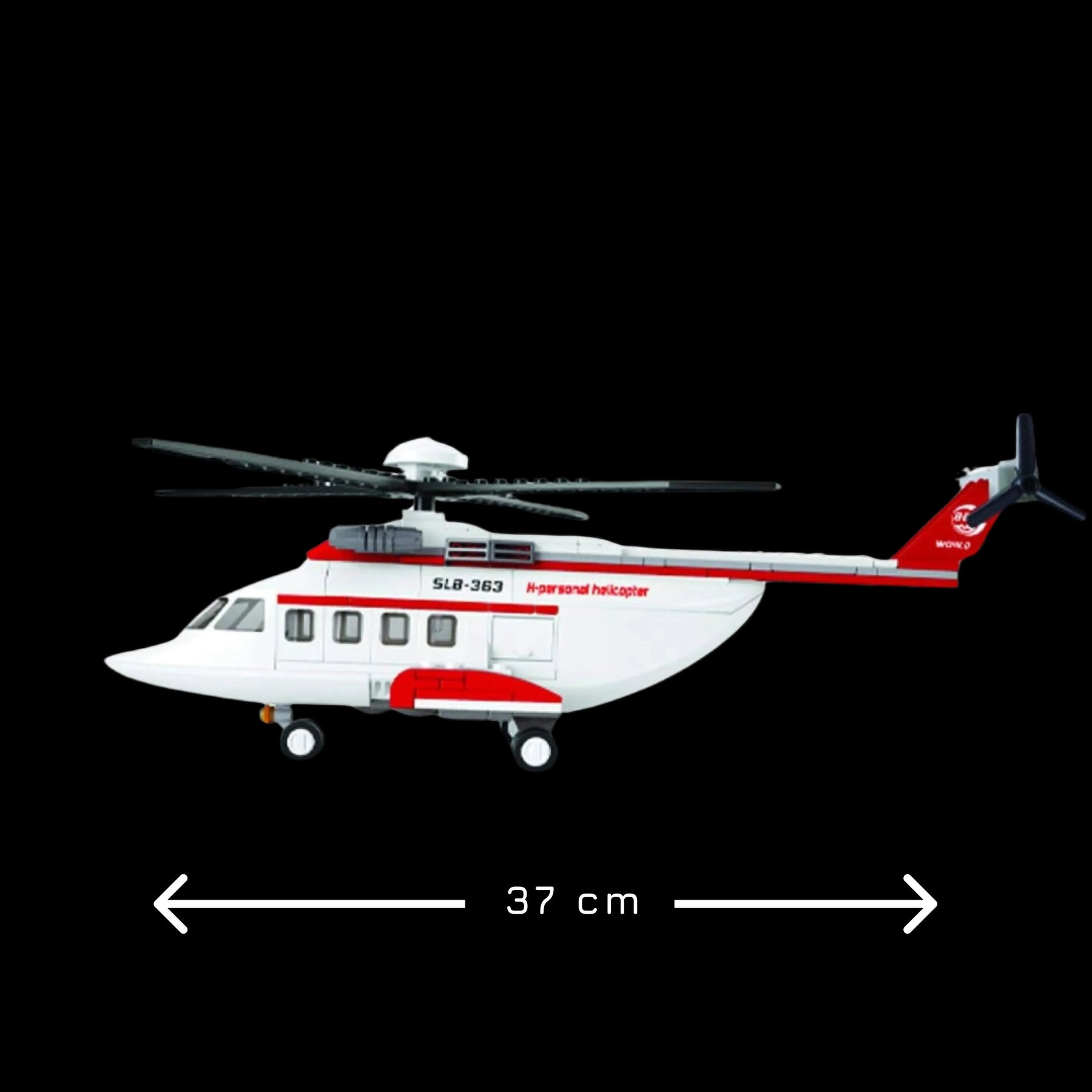 Helicóptero Sikorsky S-92 (259 peças)