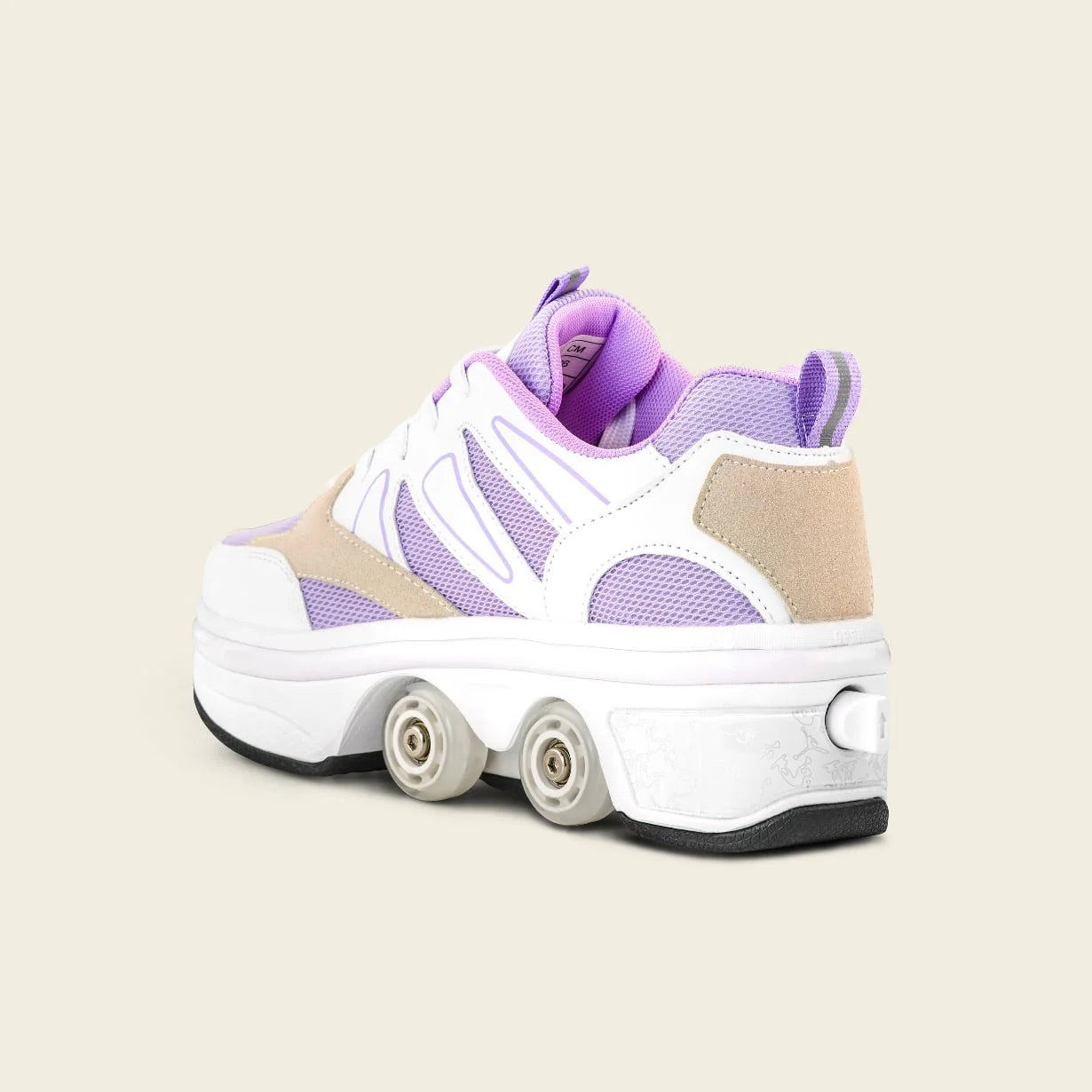 Tênis Patins Kids' Astro em LED - Lilás Suave