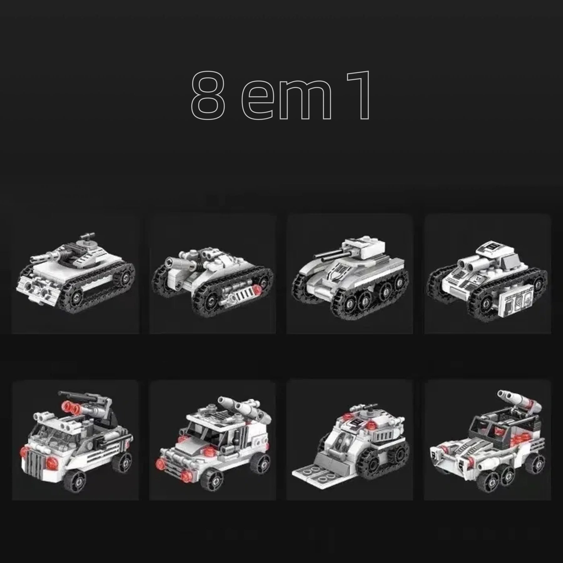 Tanque de Guerra (8 em 1)