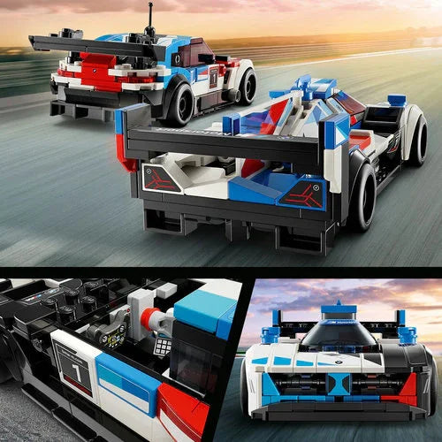 Speed Champions - BMW M4 GT3 e BMW M híbrido V8 (676 peças)