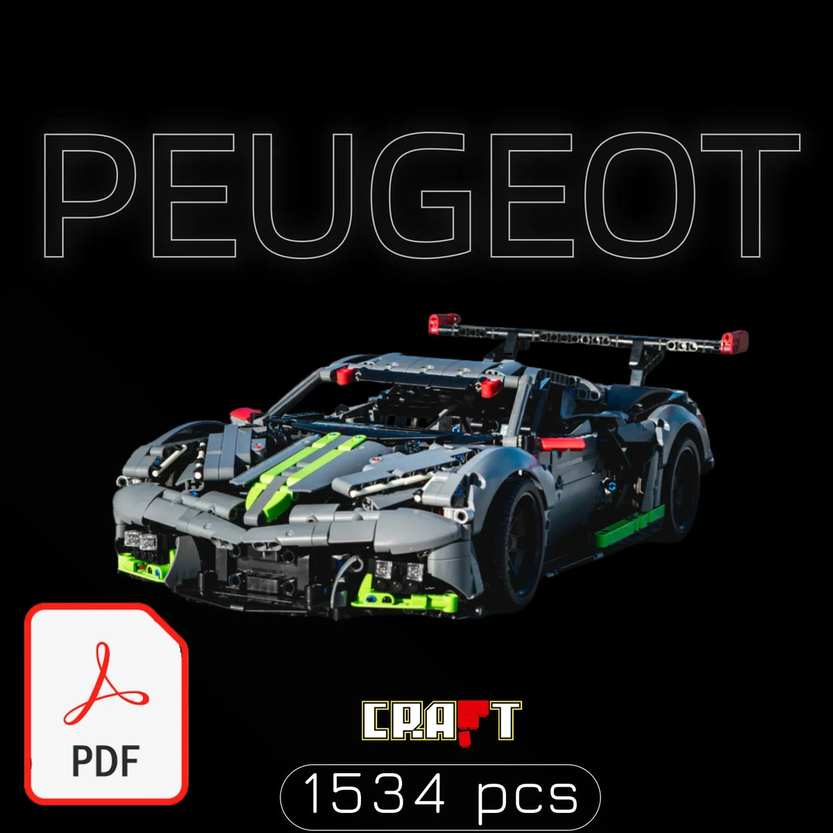 Transforme seu super Peugeot em um Chevrolet Corvette C8.R (PDF)