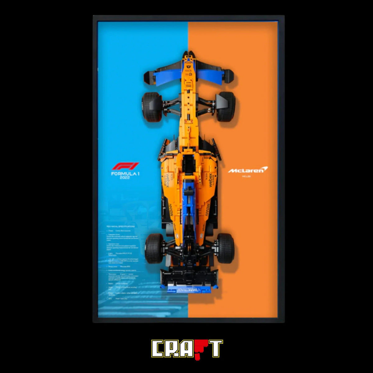 Quadro de Acrílico - Fórmula 1 da McLaren