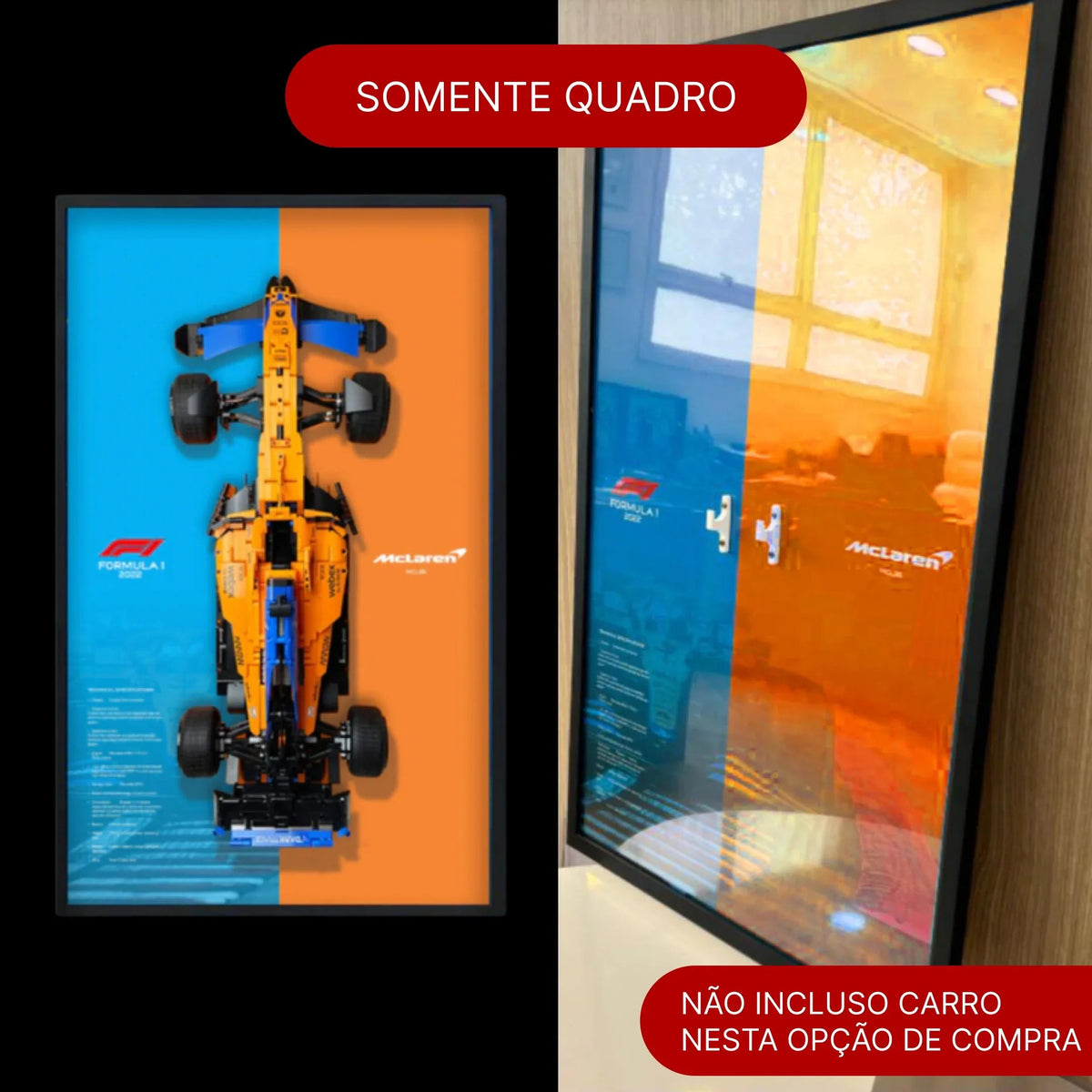 Quadro de Acrílico - Fórmula 1 da McLaren