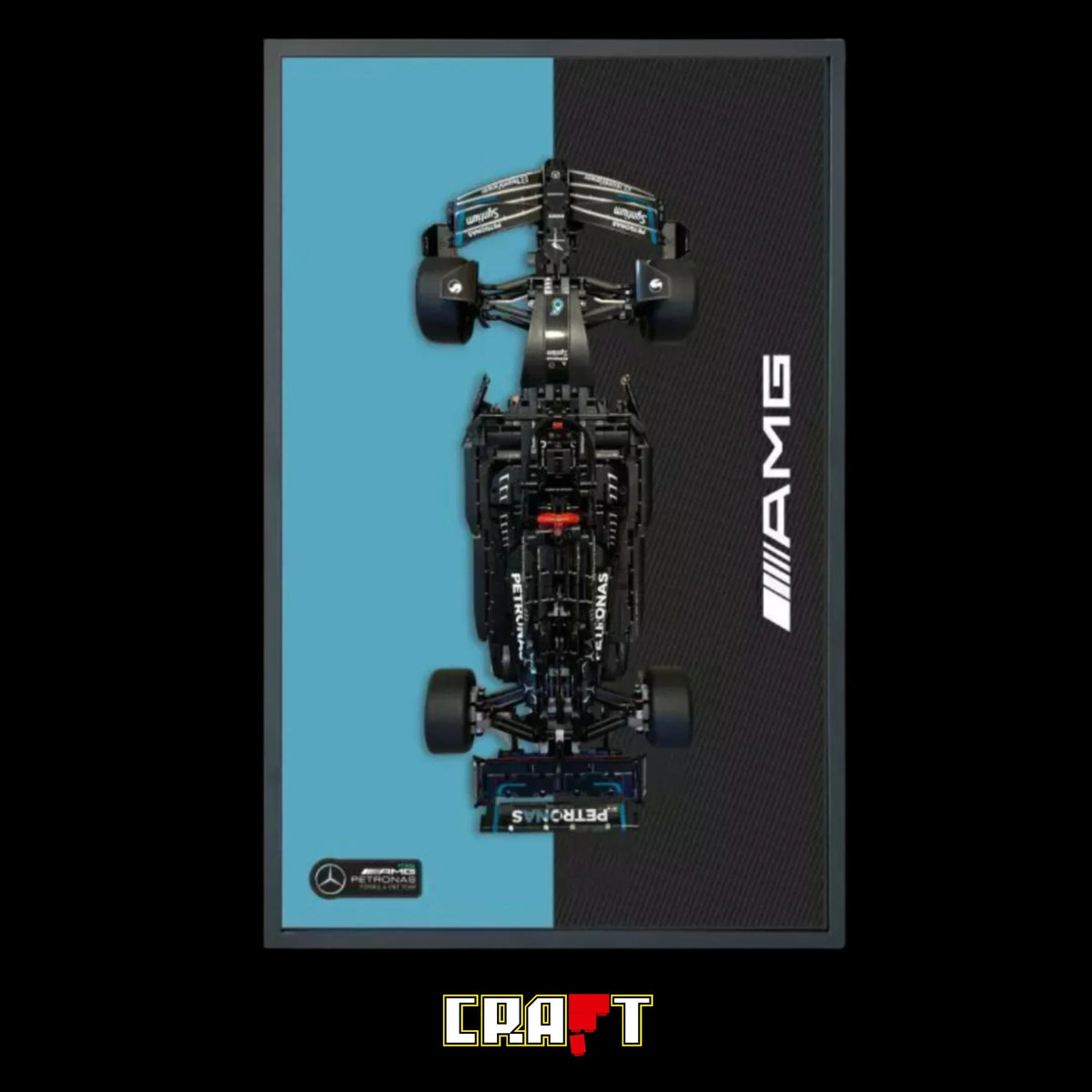 Quadro de Acrílico - Fórmula 1 da Mercedes