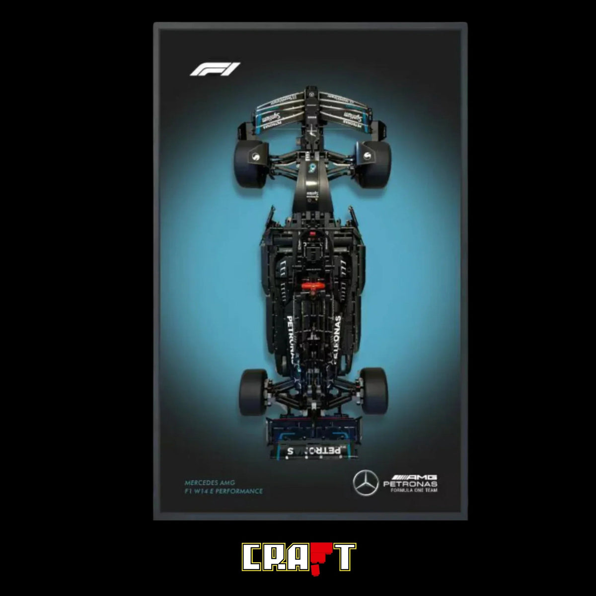 Quadro de Acrílico - Fórmula-1 da Mercedes
