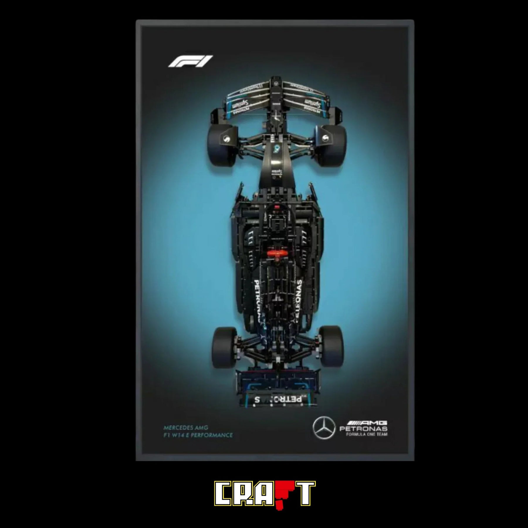 Quadro de Acrílico - Fórmula-1 da Mercedes