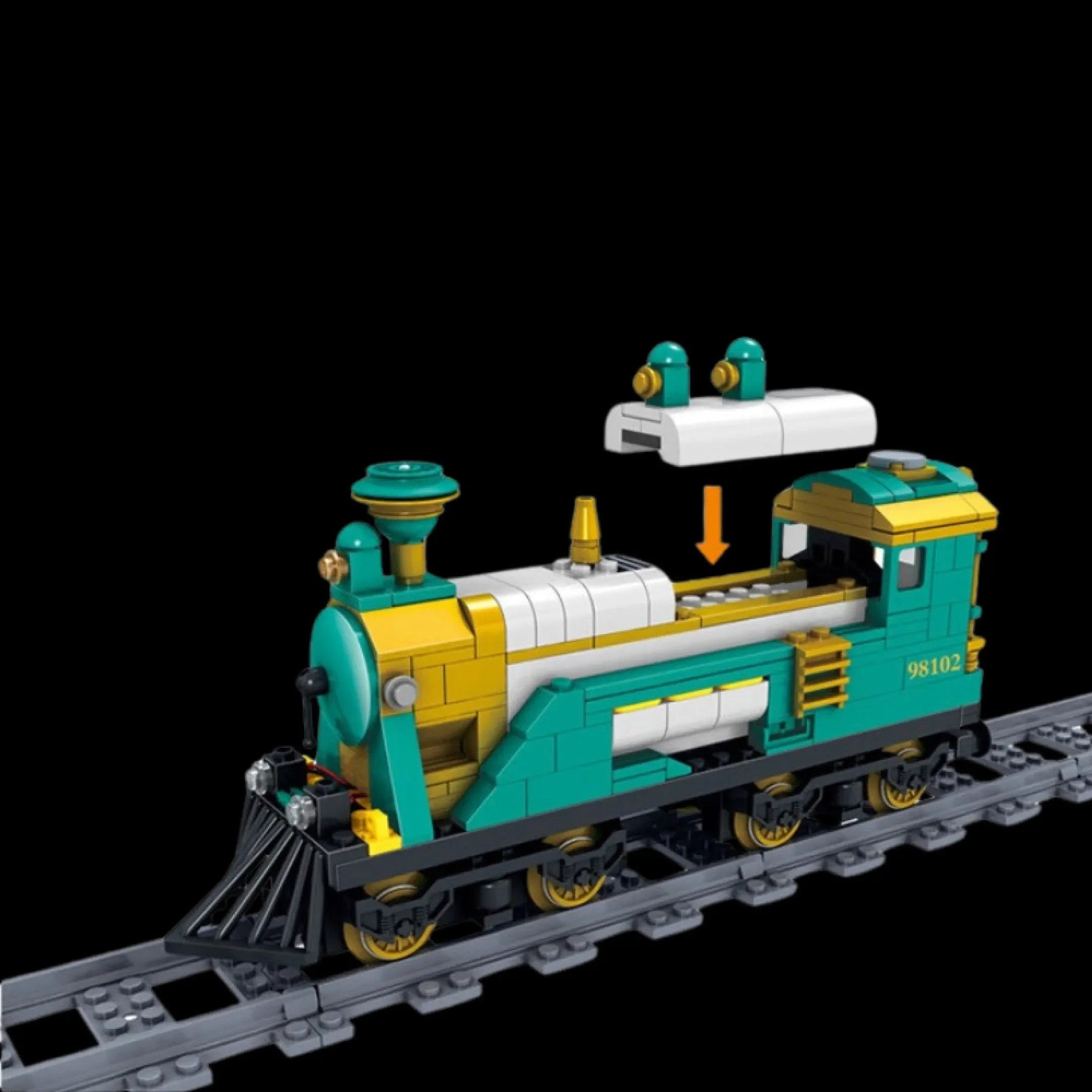 Trem com Motor Elétrico (851 peças)
