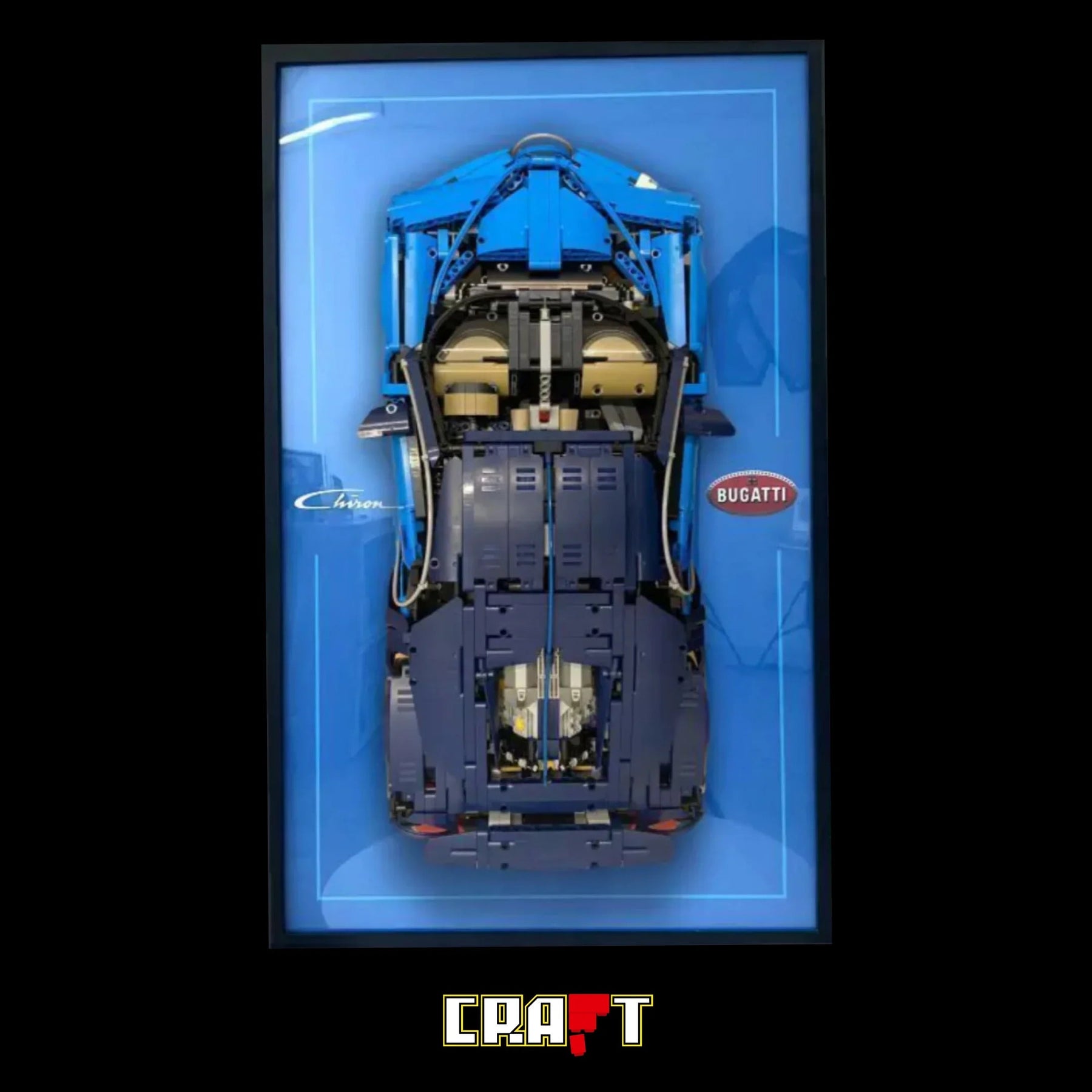Quadro de Acrílico - Bugatti Chiron