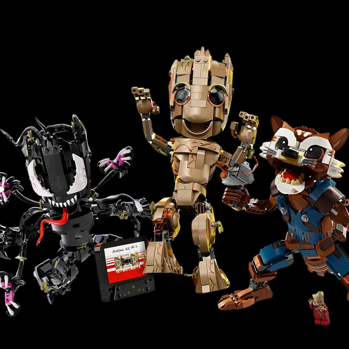 Compre Junto! Groot Venom + Groot + Rocket