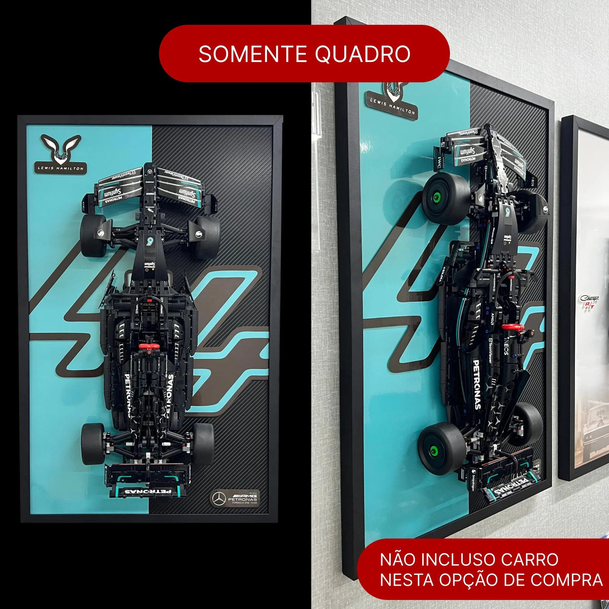 Quadro de Acrílico - Fórmula 1 da Mercedes