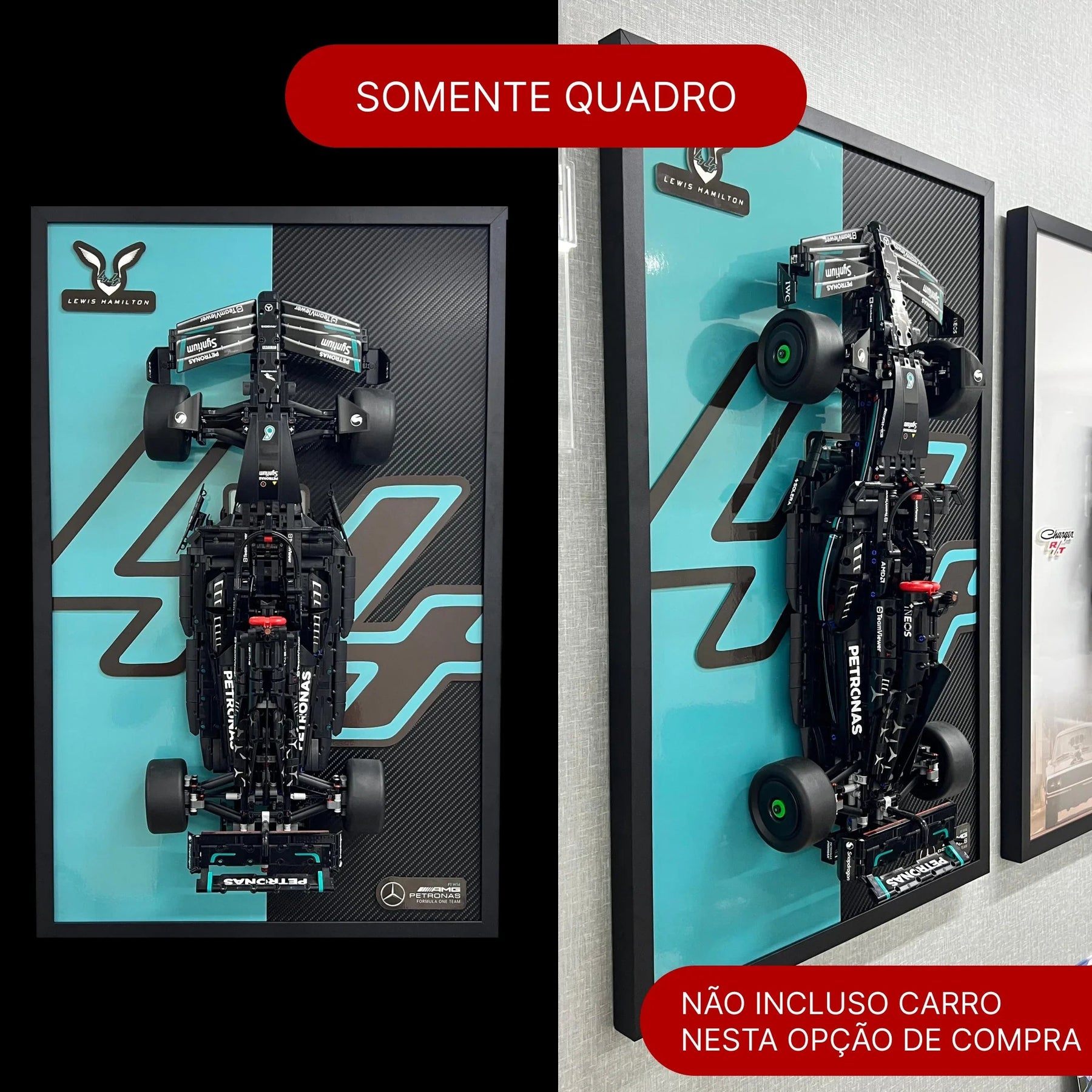 Quadro de Acrílico - Fórmula 1 da Mercedes