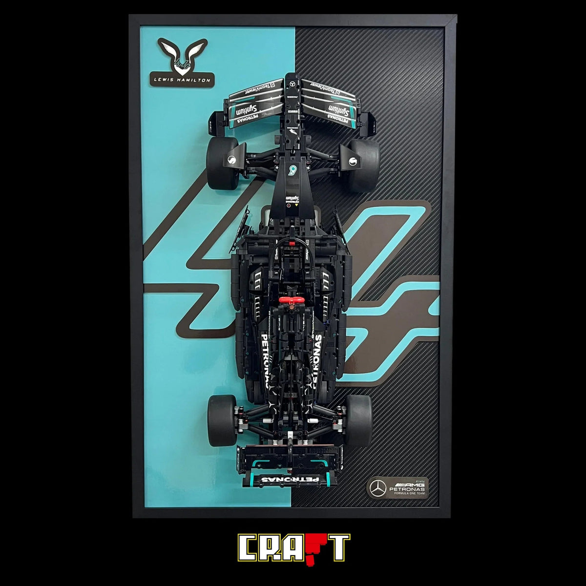 Quadro de Acrílico - Fórmula 1 da Mercedes