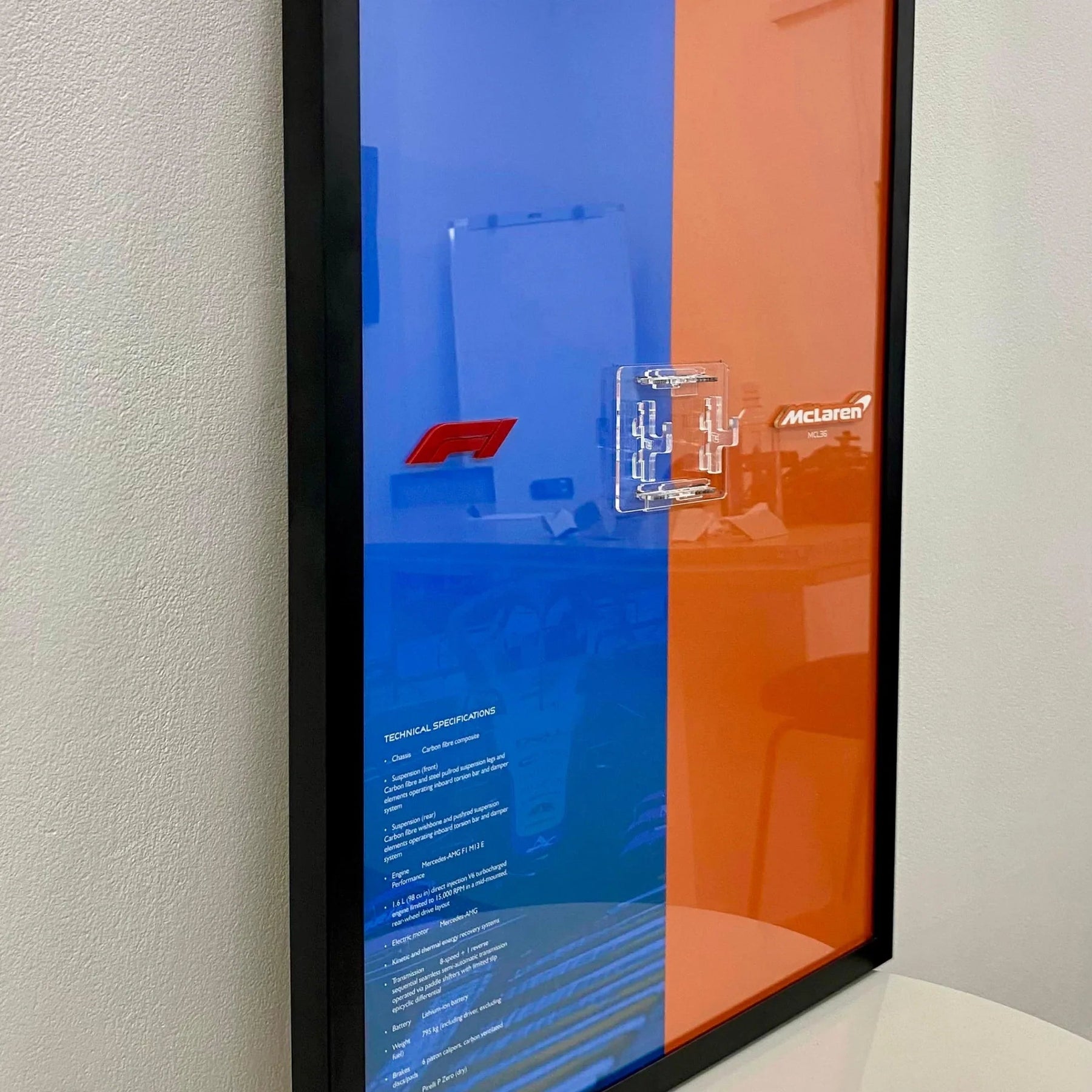 Quadro de Acrílico - Fórmula 1 da McLaren