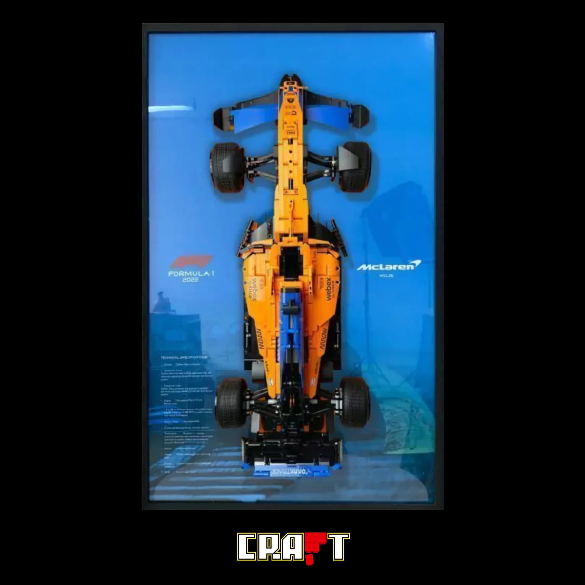 Quadro de Acrílico - Fórmula 1 da McLaren
