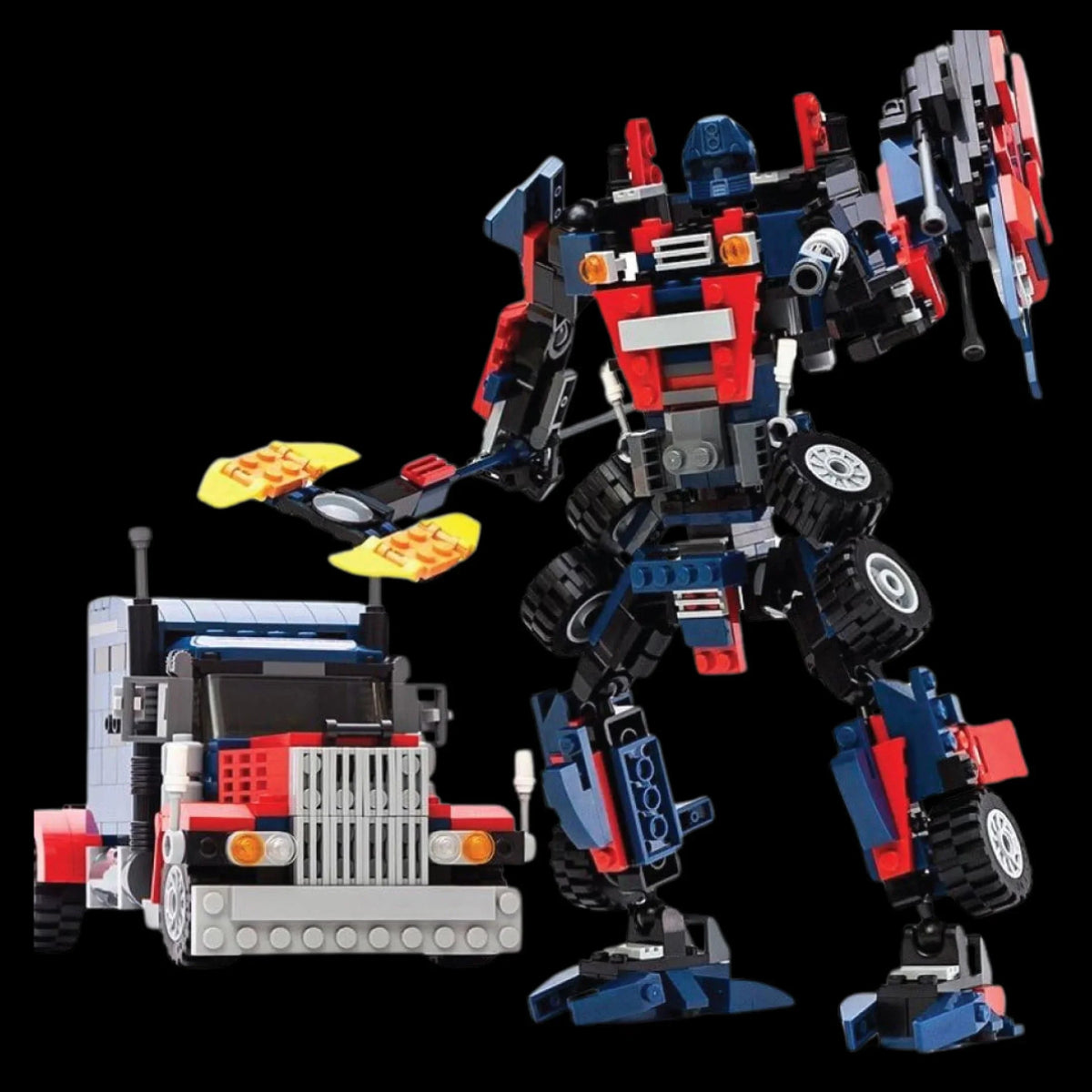 Transformers Optimus Prime - 2 em 1 (377 peças)