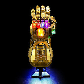 Iluminação para a Manopla do Infinito