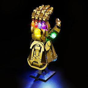 Iluminação para a Manopla do Infinito