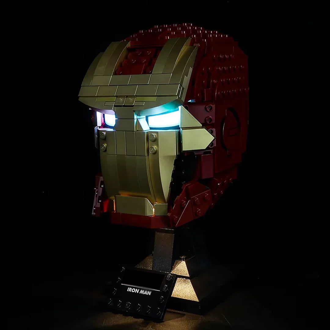 Iluminação para a Capacete de Iron Man