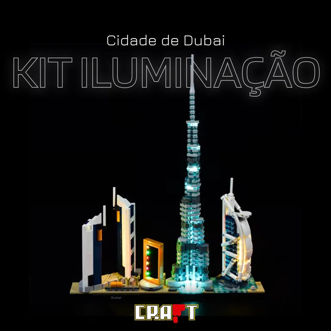 Iluminação para a Cidade de Dubai
