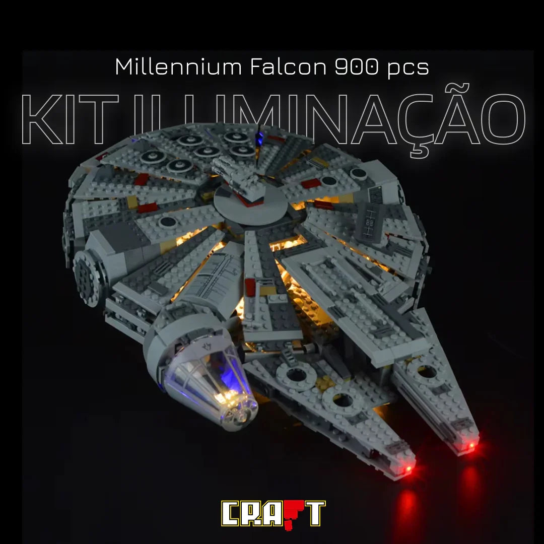 Iluminação para a Millennium Falcon (900 peças)