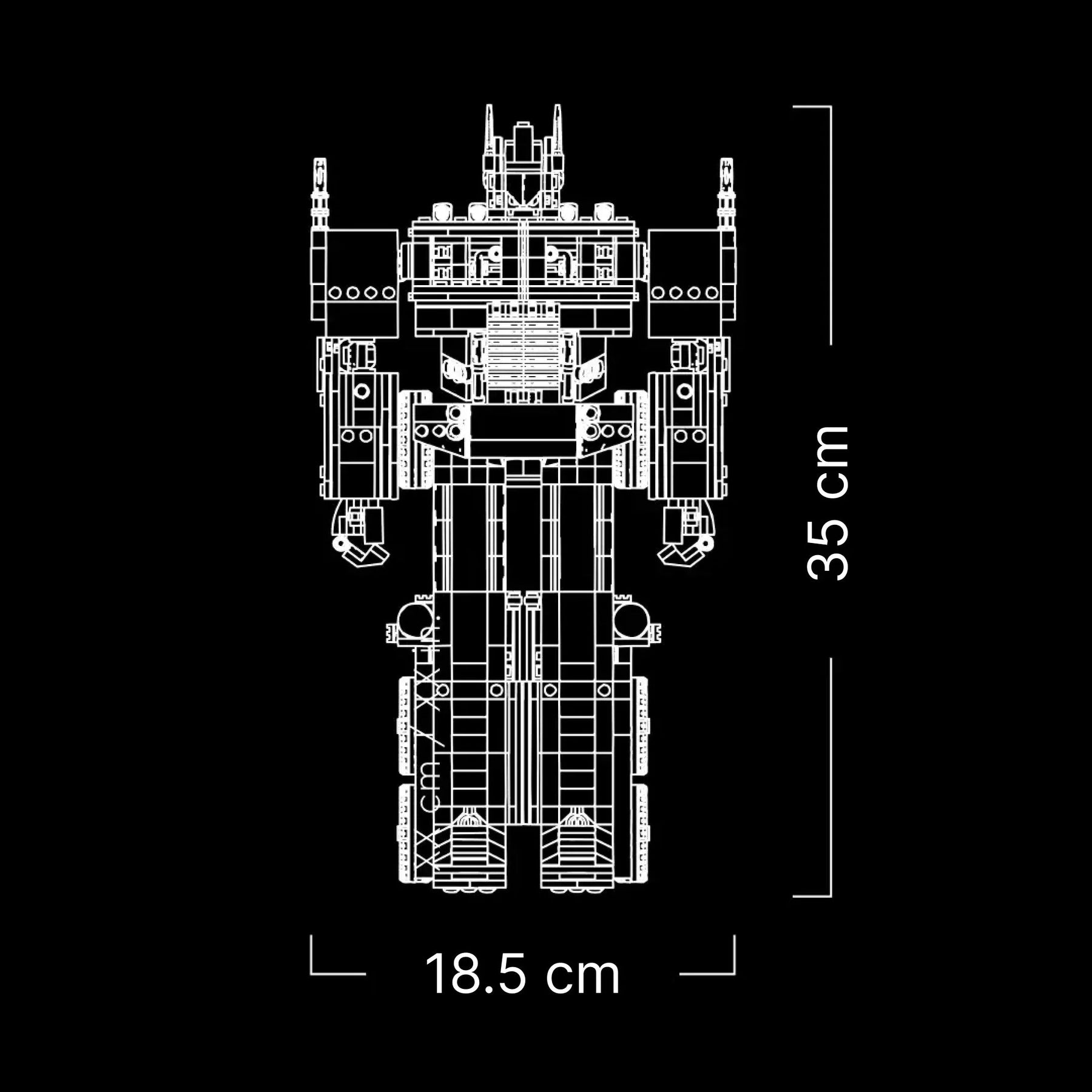 Transformers - Optimus Prime (1508 peças)