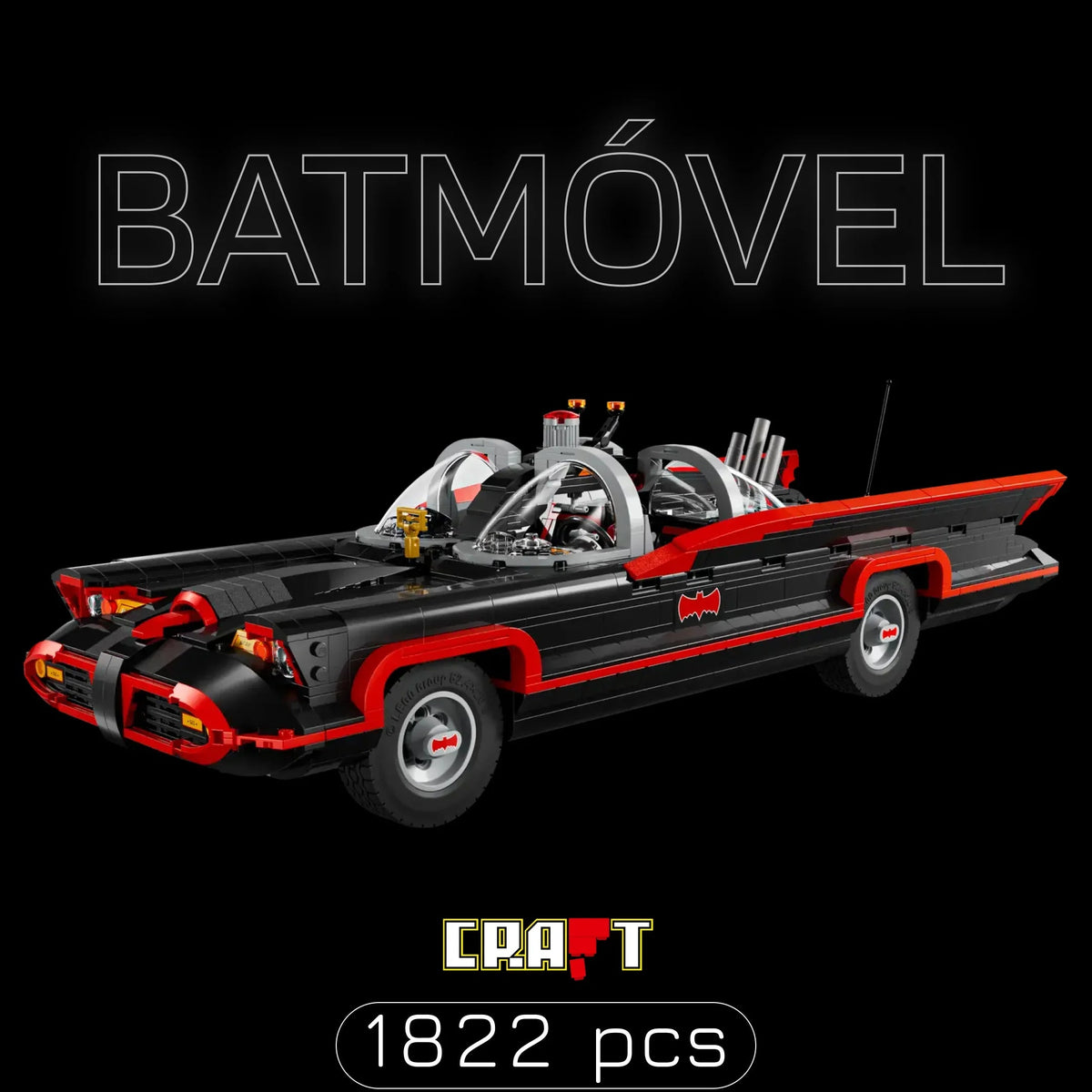 Batmóvel (1822 peças)