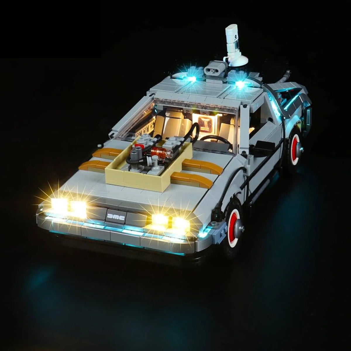 Iluminação para o DMC De Lorean do "De Volta para o Futuro"