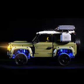 Iluminação para a Land Rover Defender