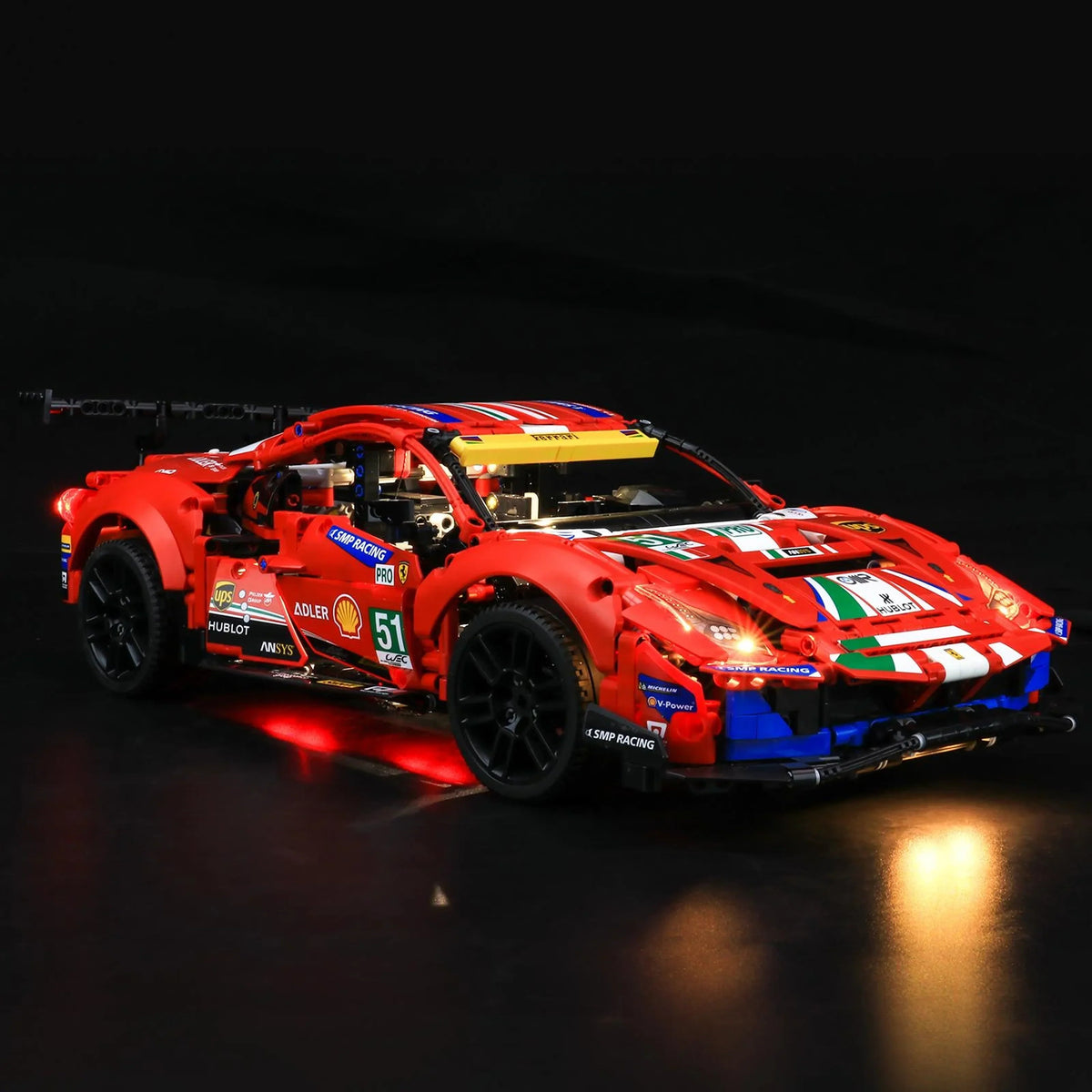 Iluminação para a Ferrari 488 GTE