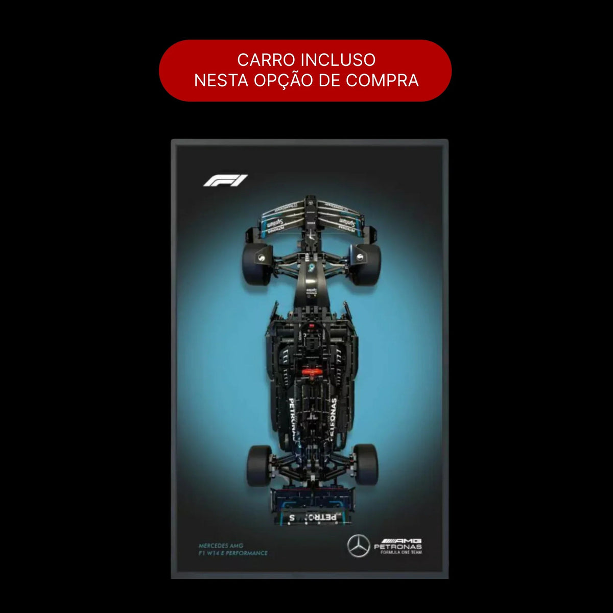 Compre Junto! Mercedes AMG W14 F1 + Quadro de Acrílico