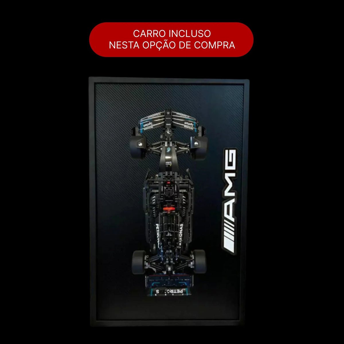 Compre Junto! Mercedes AMG W14 F1 + Quadro de Fibra de Carbono
