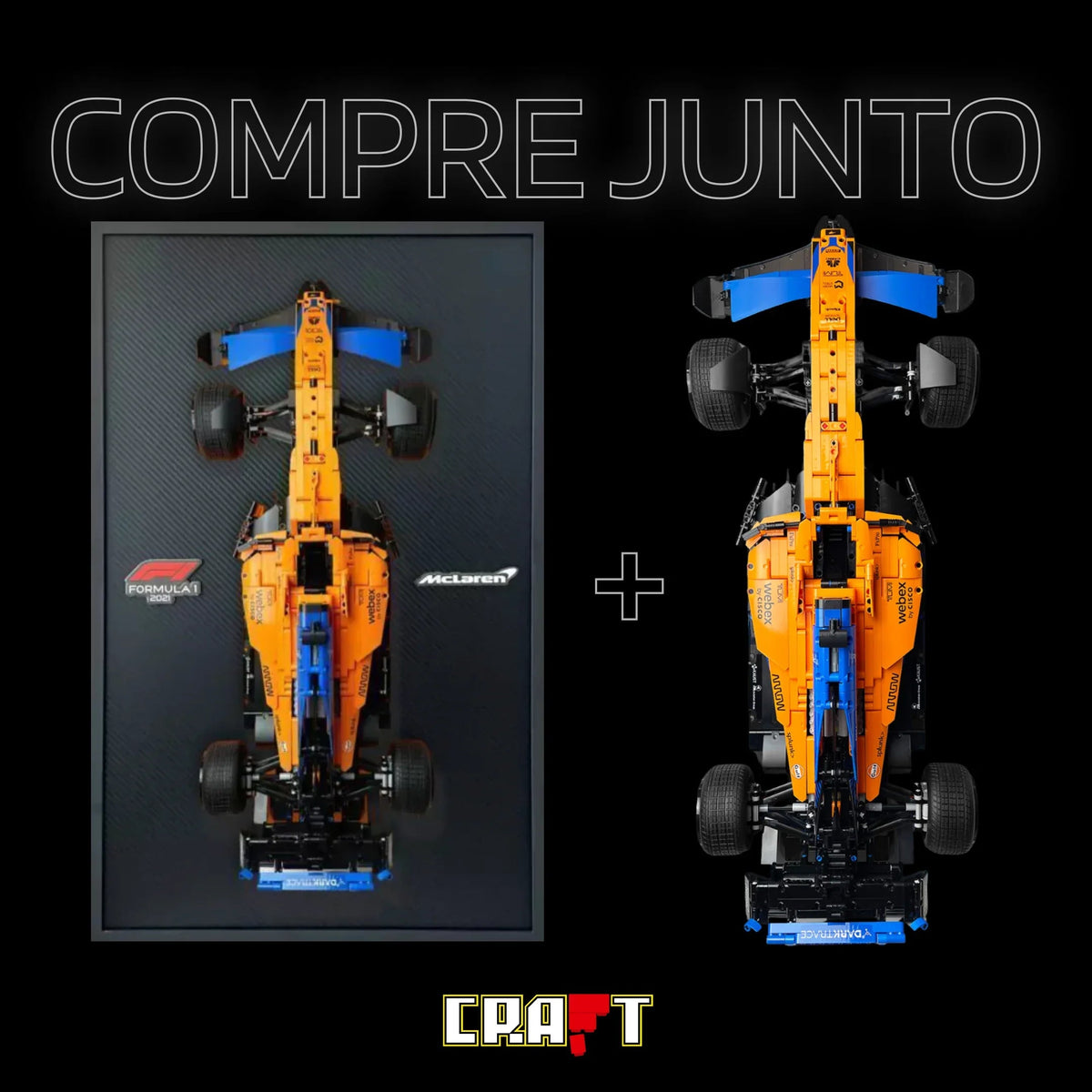 Compre Junto! McLaren F1 + Quadro de Fibra de Carbono