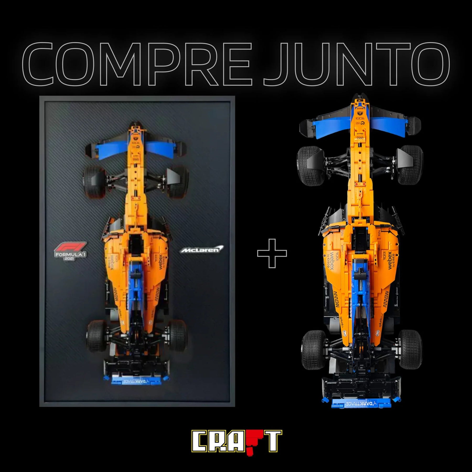 Compre Junto! McLaren F1 + Quadro de Fibra de Carbono