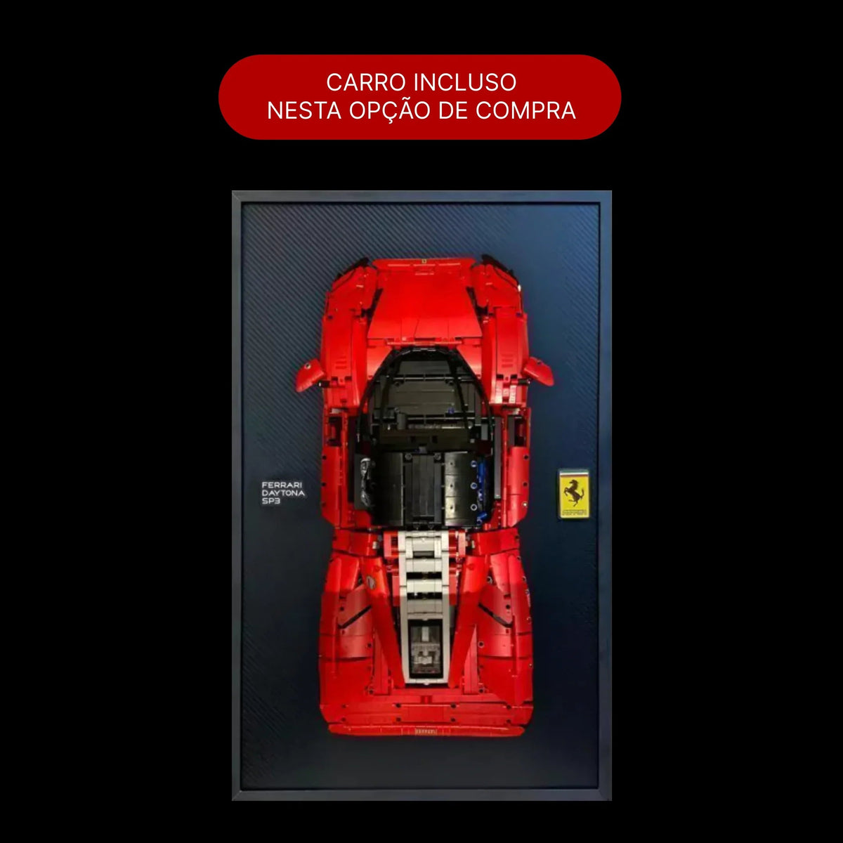 Compre Junto! Ferrari Daytona + Quadro de Fibra de Carbono