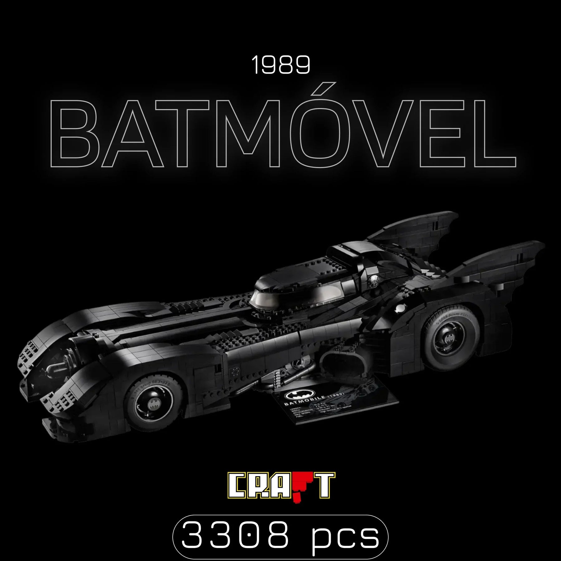 Batmóvel de 1989 (3308 peças)