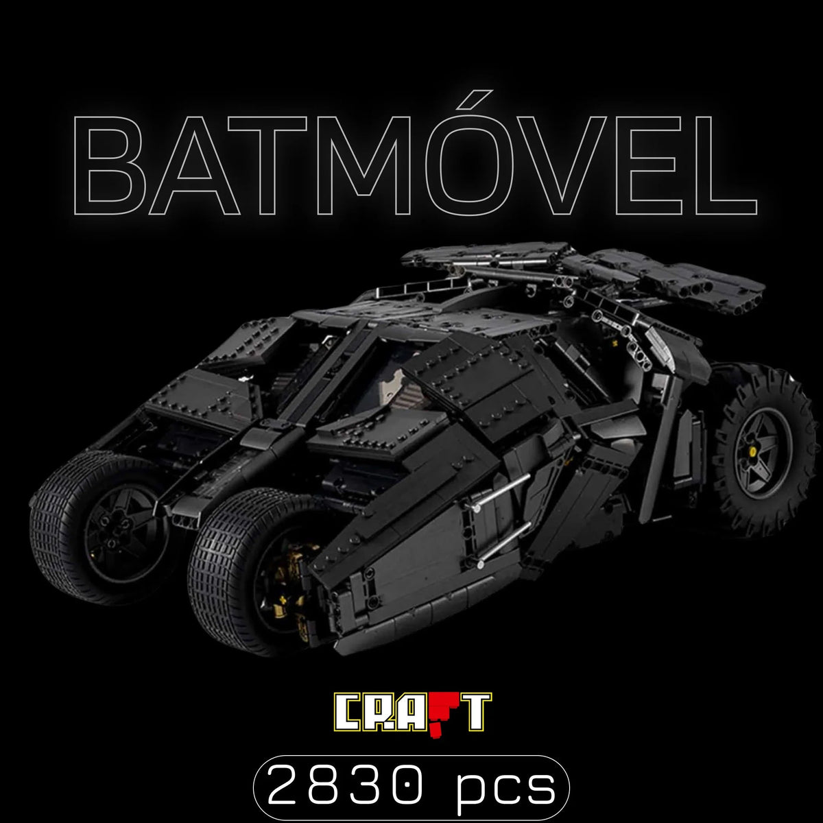 Batmóvel (2830 peças)
