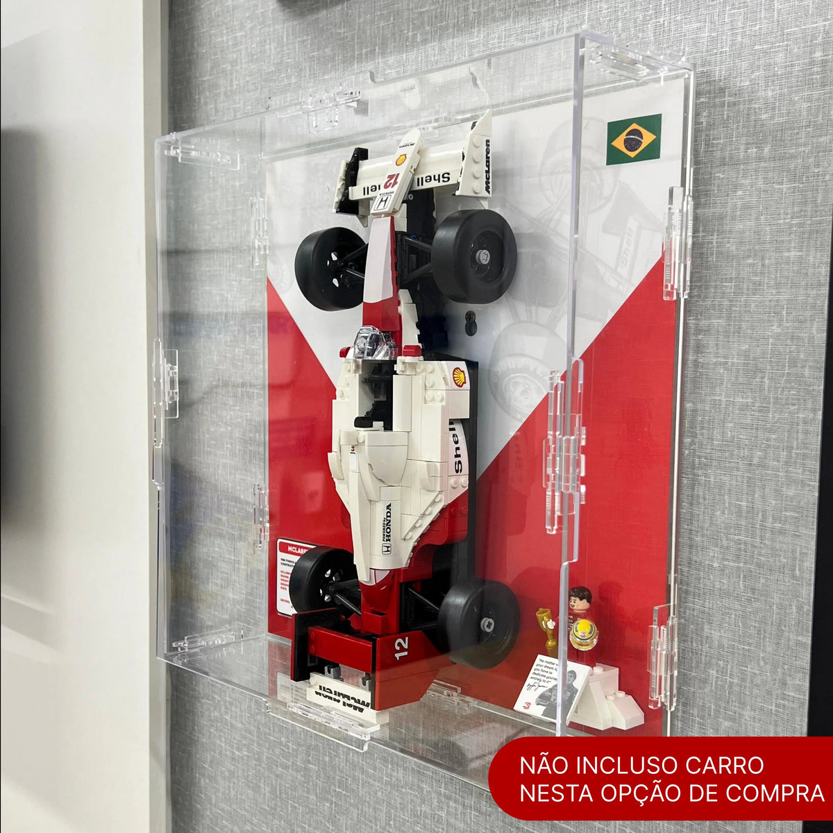 Expositor de Acrílico para a McLaren MP4 de Ayrton Senna