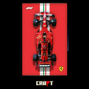 Quadro de Acrílico para a Fórmula 1 Ferrari SF24