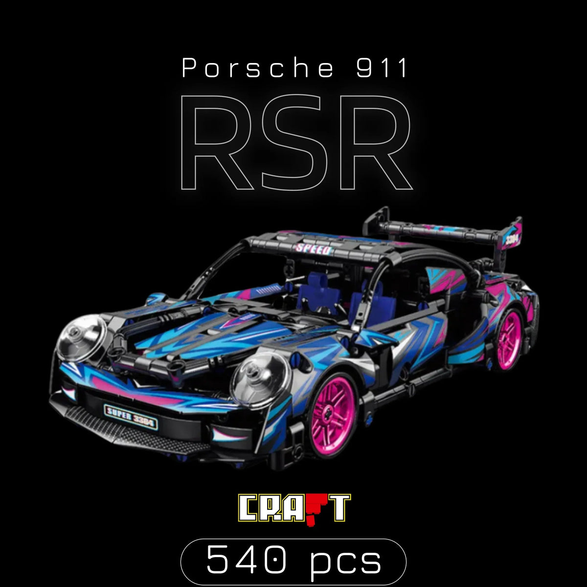 Porsche 911 RSR (540 peças)