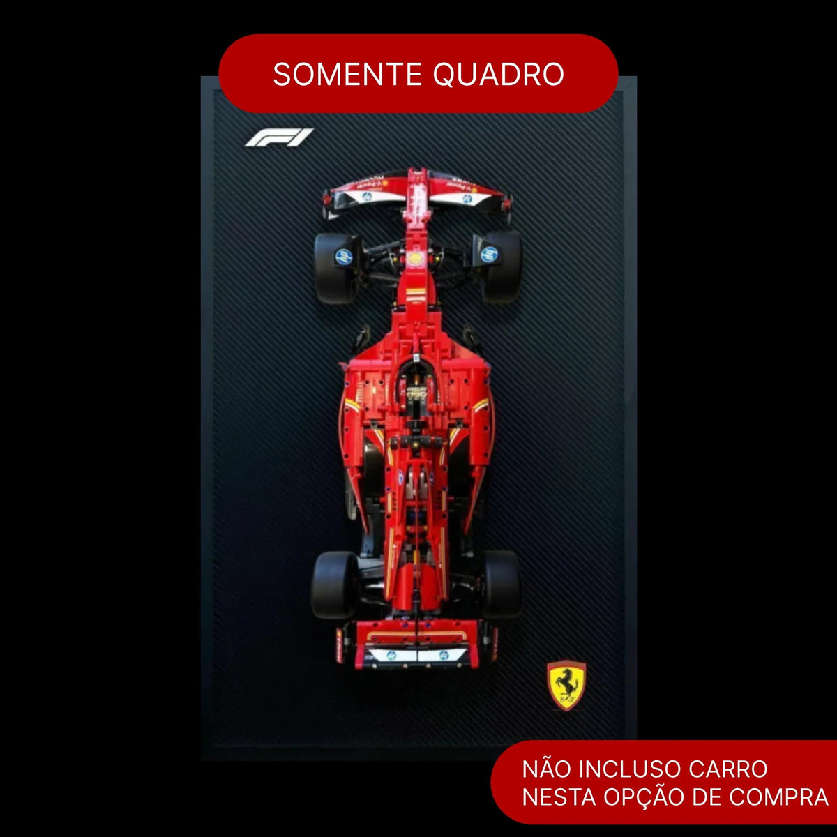 Quadro de Fibra de Carbono - Fórmula-1 Ferrari SF24