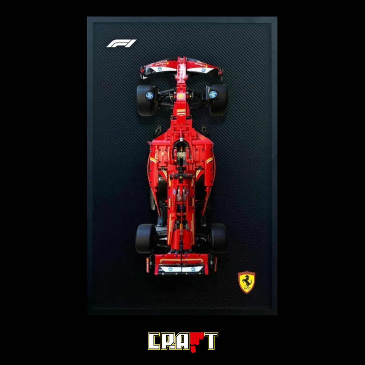 Quadro de Fibra de Carbono - Fórmula-1 Ferrari SF24
