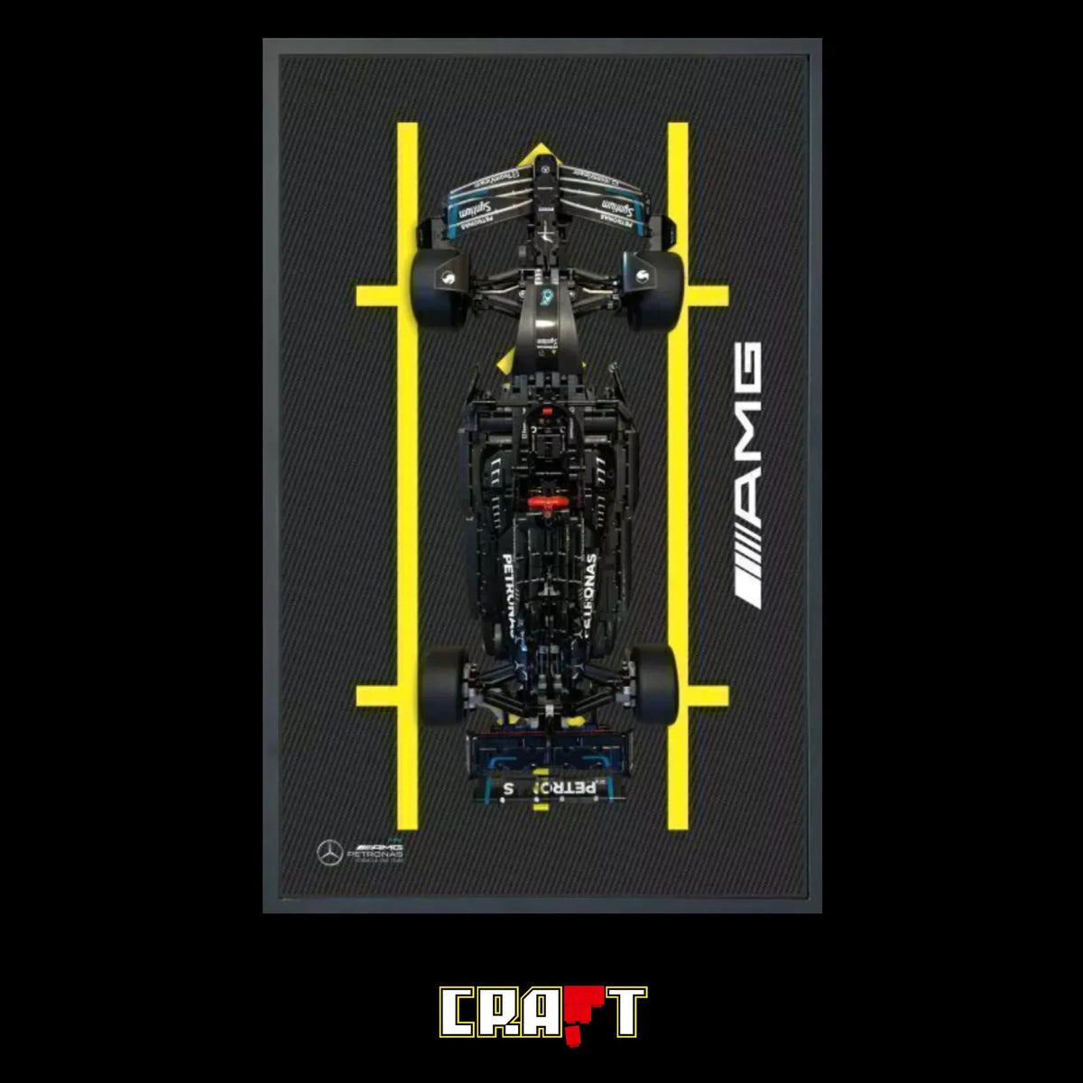 Quadro de Fibra de Carbono - Fórmula 1 da Mercedes