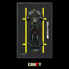 Quadro de Fibra de Carbono - Fórmula 1 da Mercedes