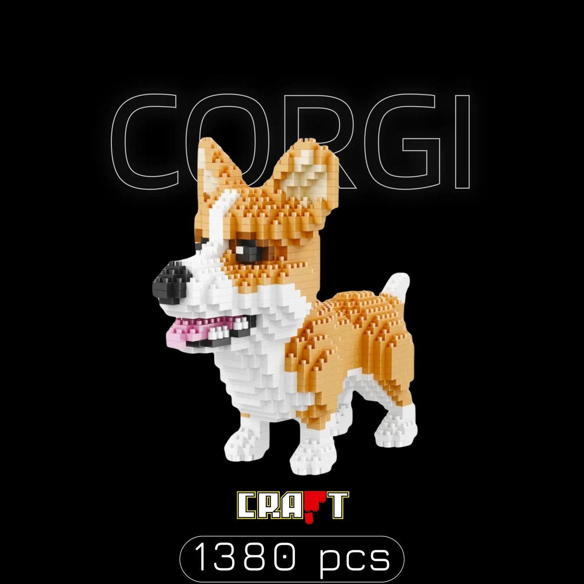 Corgi (1380 micro-peças)